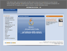 Tablet Screenshot of comune.marmora.cn.it
